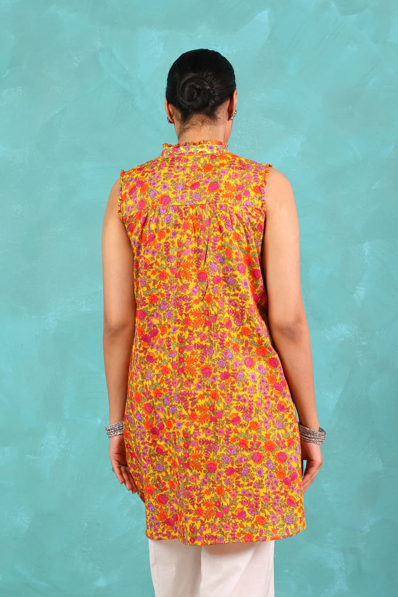 Painted Dreams Frill Bloom Kurta - Image 4