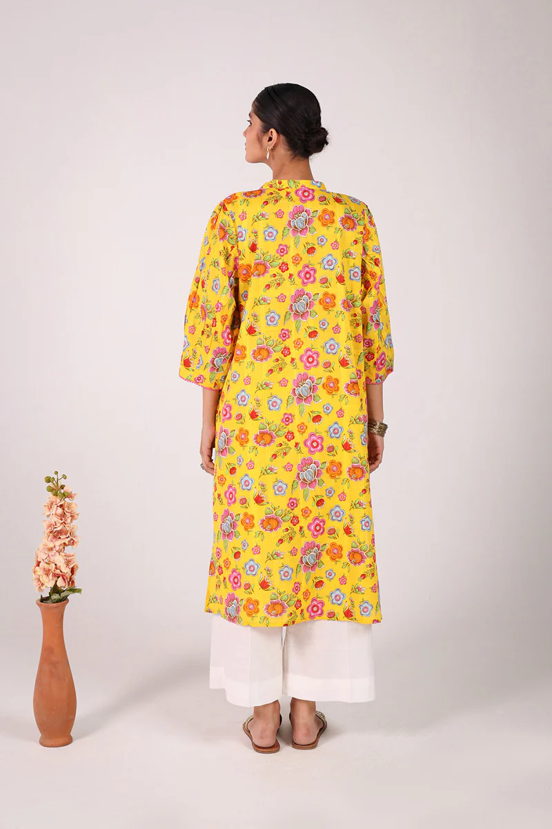 Floral Printed Dream Kurta - Image 9