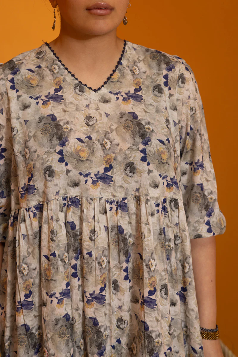 Soft Floralcore Tiered Dress - Image 11