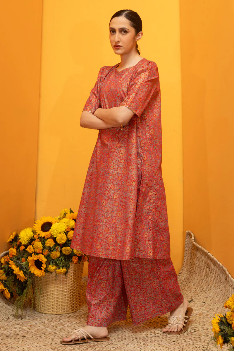Pure Polki Printed Set - Image 3