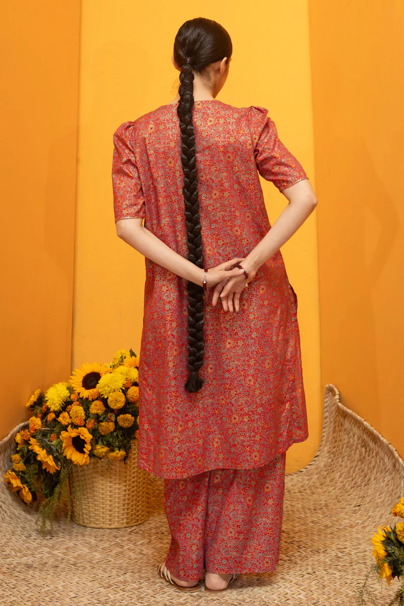 Pure Polki Printed Set - Image 4
