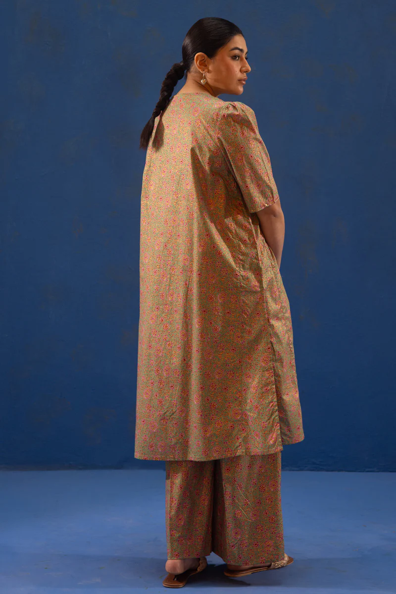 Pure Polki Printed Set - Image 8