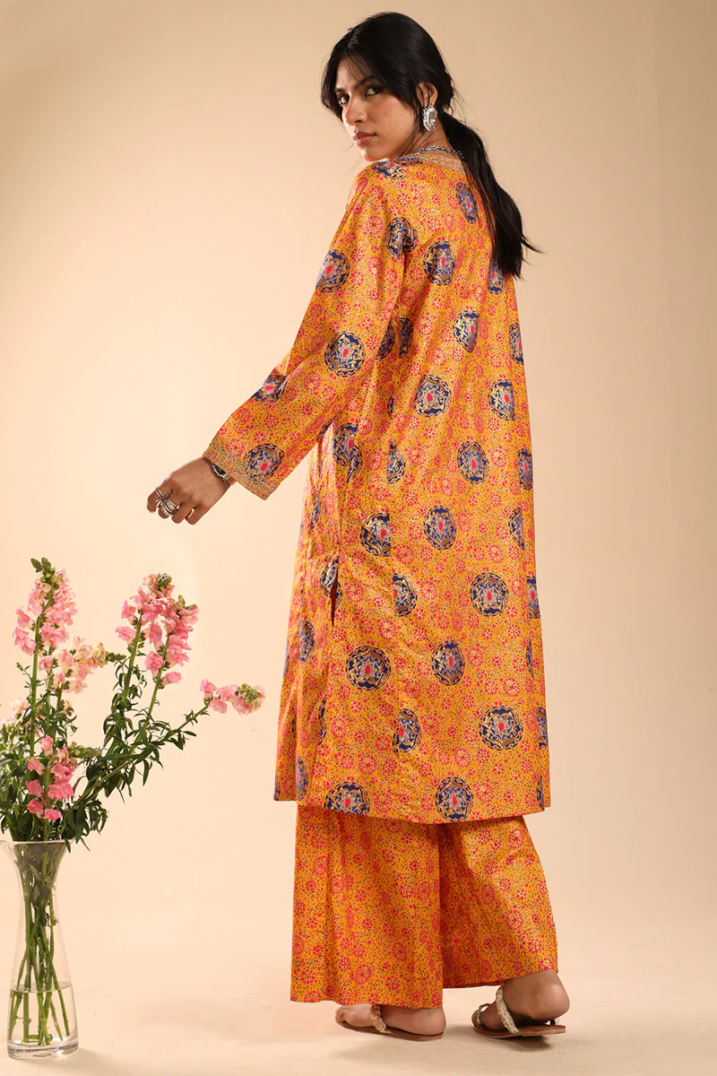 Golden Tapestry Polki Set - Image 3