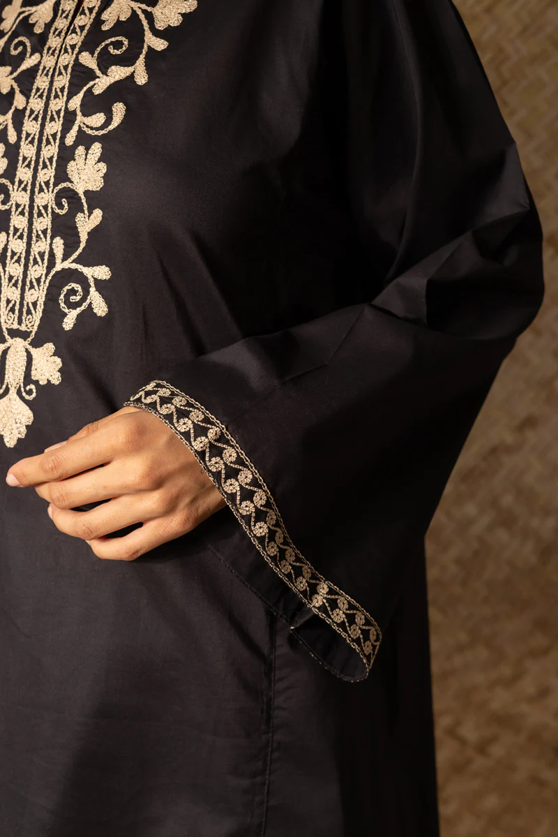 Midnight Embroidered Kurti - Image 12