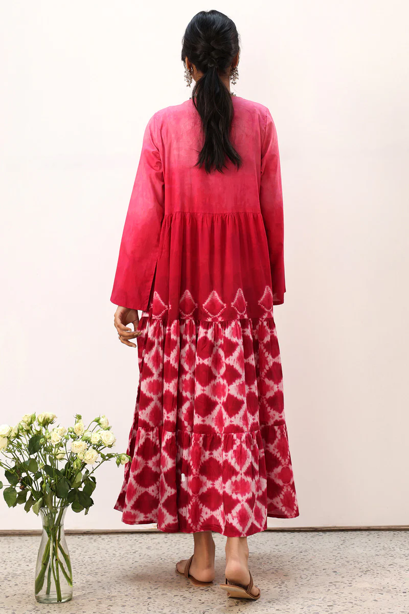 Rang Kahani Tiered Dress - Image 10