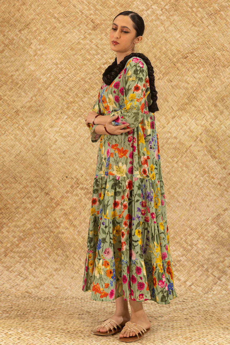 Spring Whisper Tiered Dress - Image 5