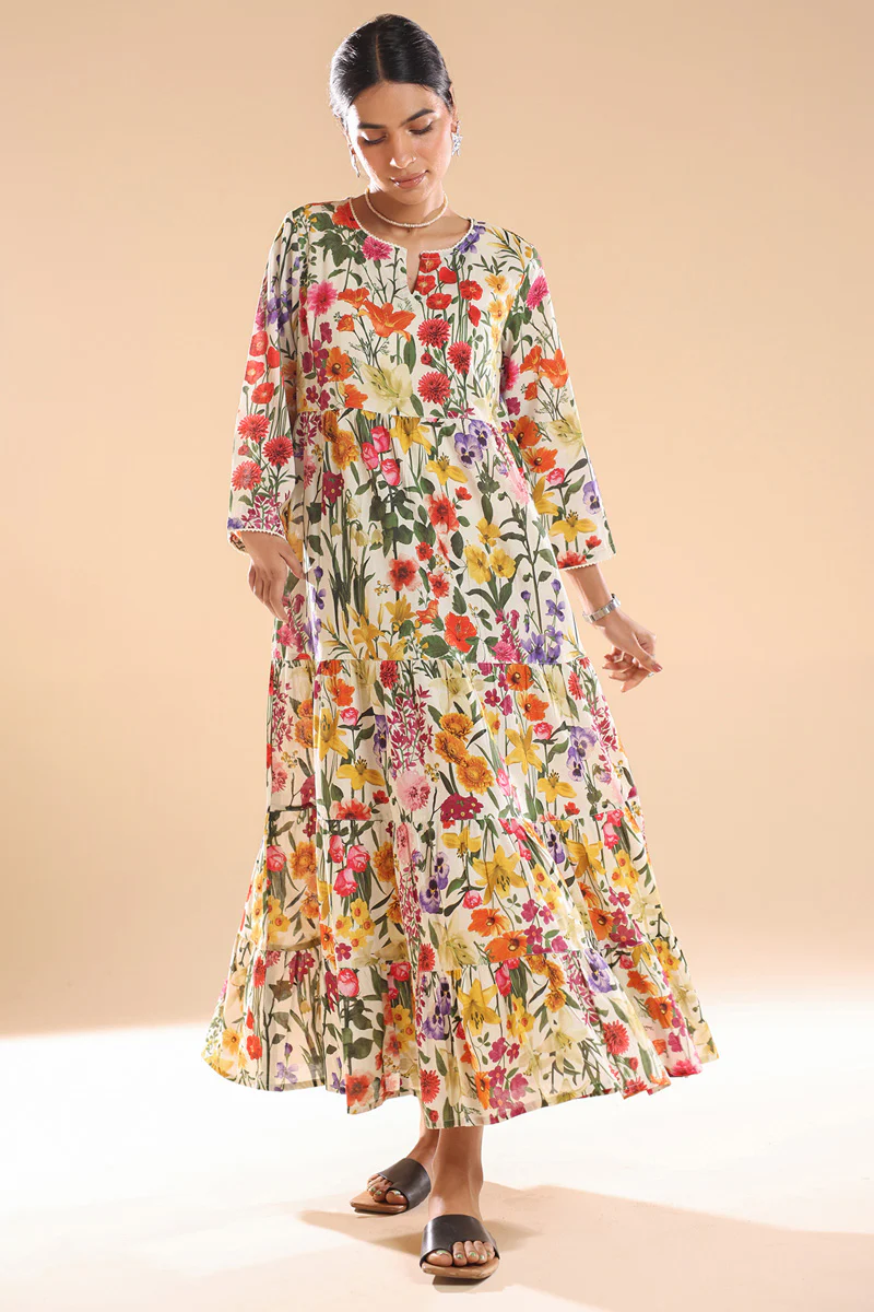 Spring Whisper Tiered Dress - Image 7