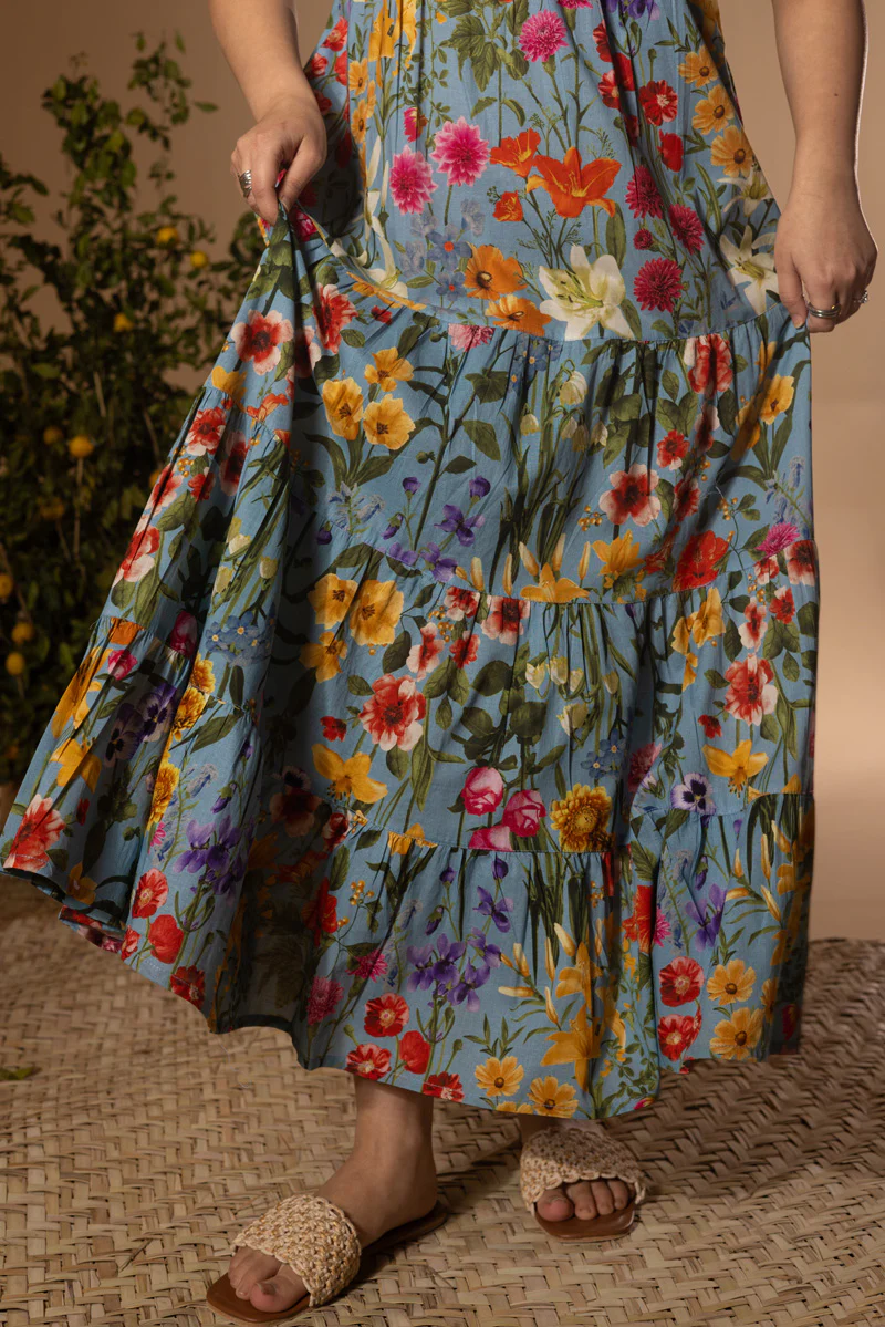 Soft Spring Tiered Dress - Image 7