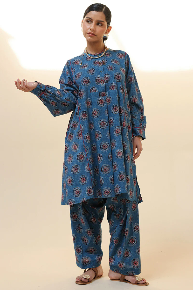 Ajrak Story Flared Set - Image 3