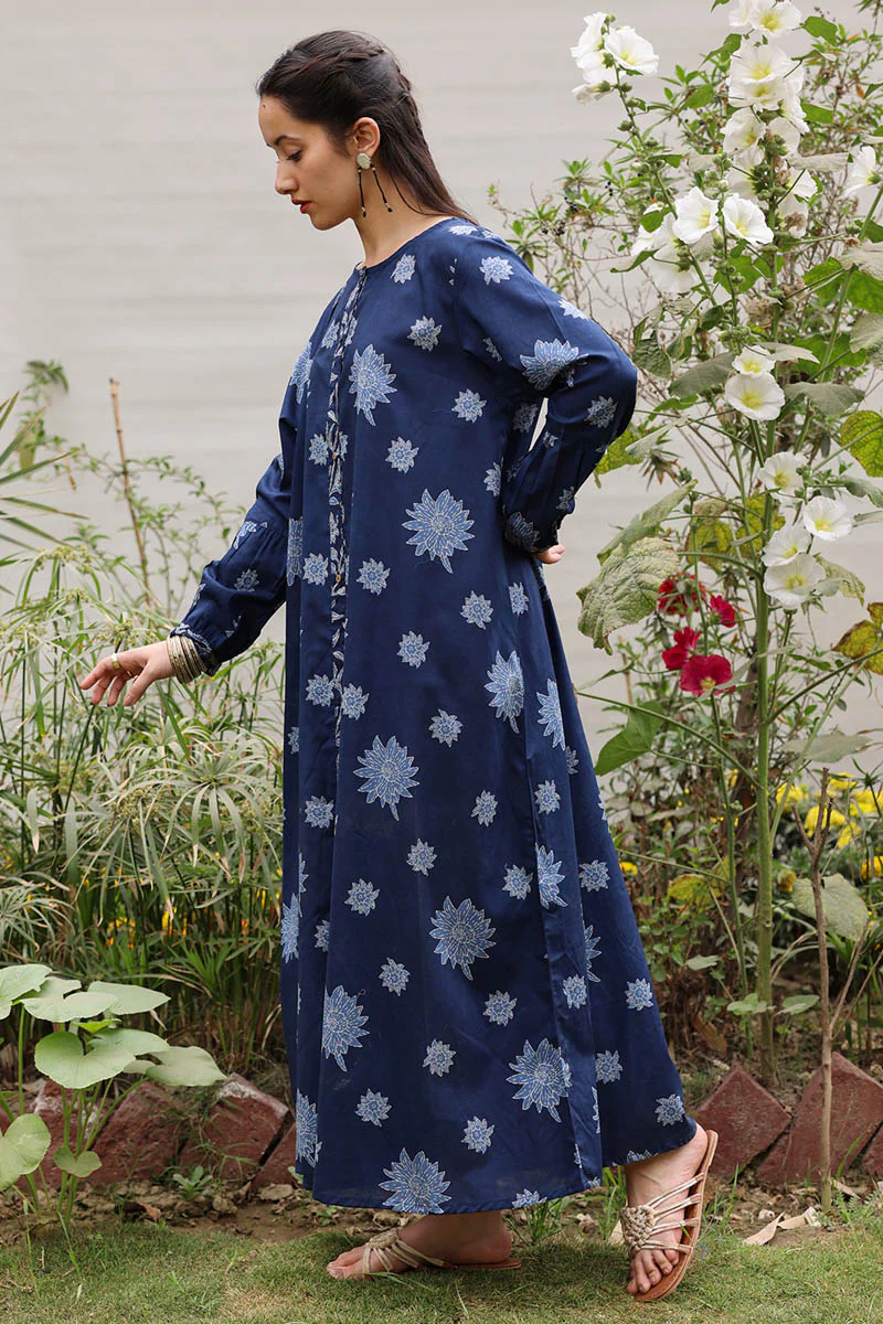Bloom Veil Printed Dress - Image 5