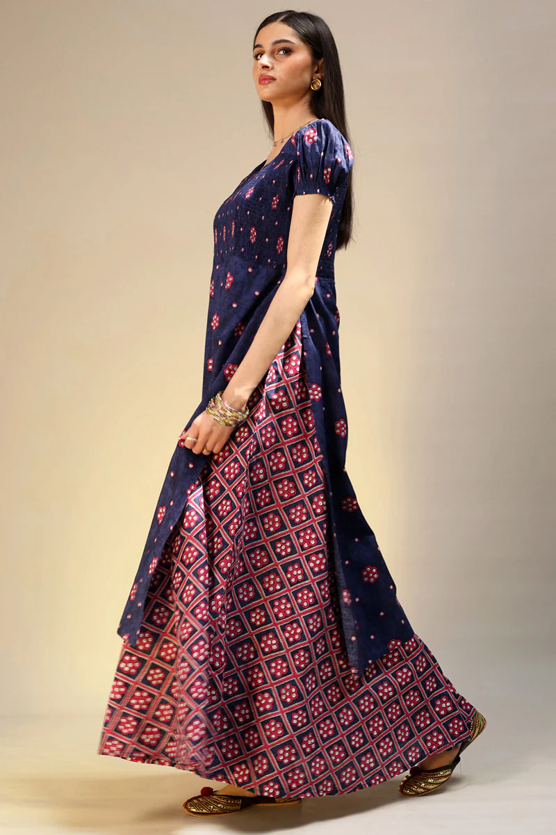 Sheehsakari Smocked Dress - Image 12