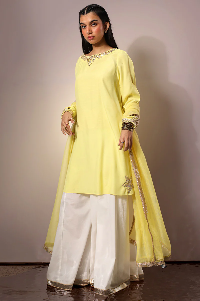 Gota Kari 3-Piece Sharara Set - Image 5