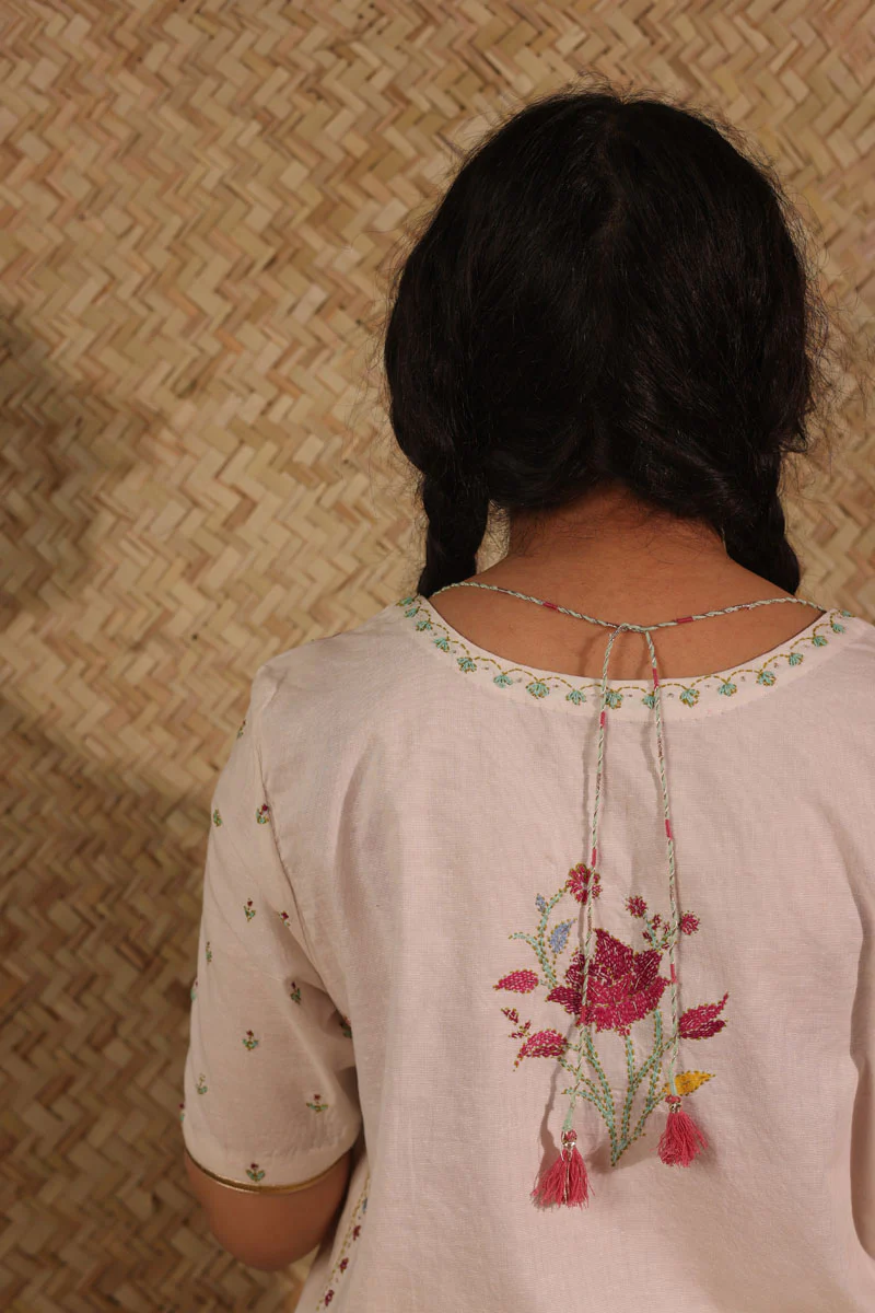 Hand-Crafted Mughal Skirt Set - Image 16