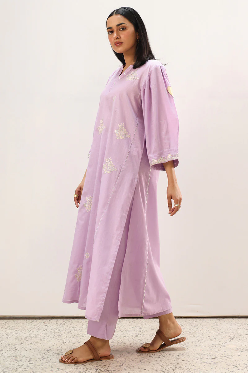 Embroidered Gota Jamni Set - Image 5