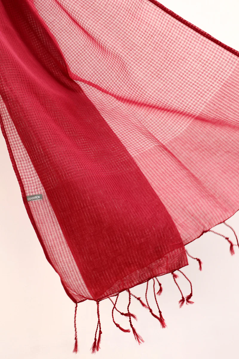 Classic Check Dupatta - Image 2