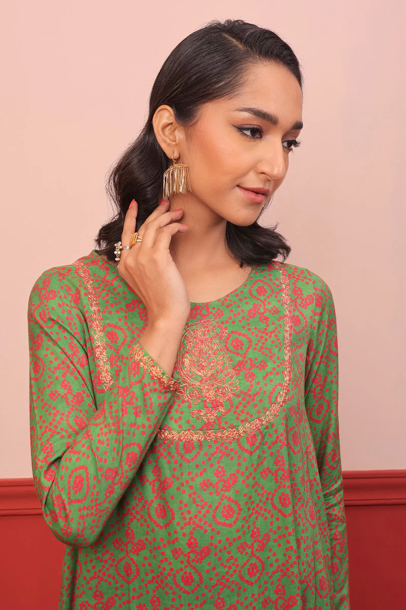 Ethnic Geo Kameez - Image 2
