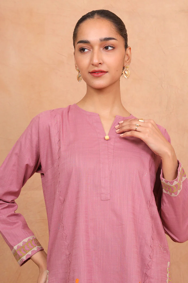 Thar Carvan Kurta Coral - Image 2