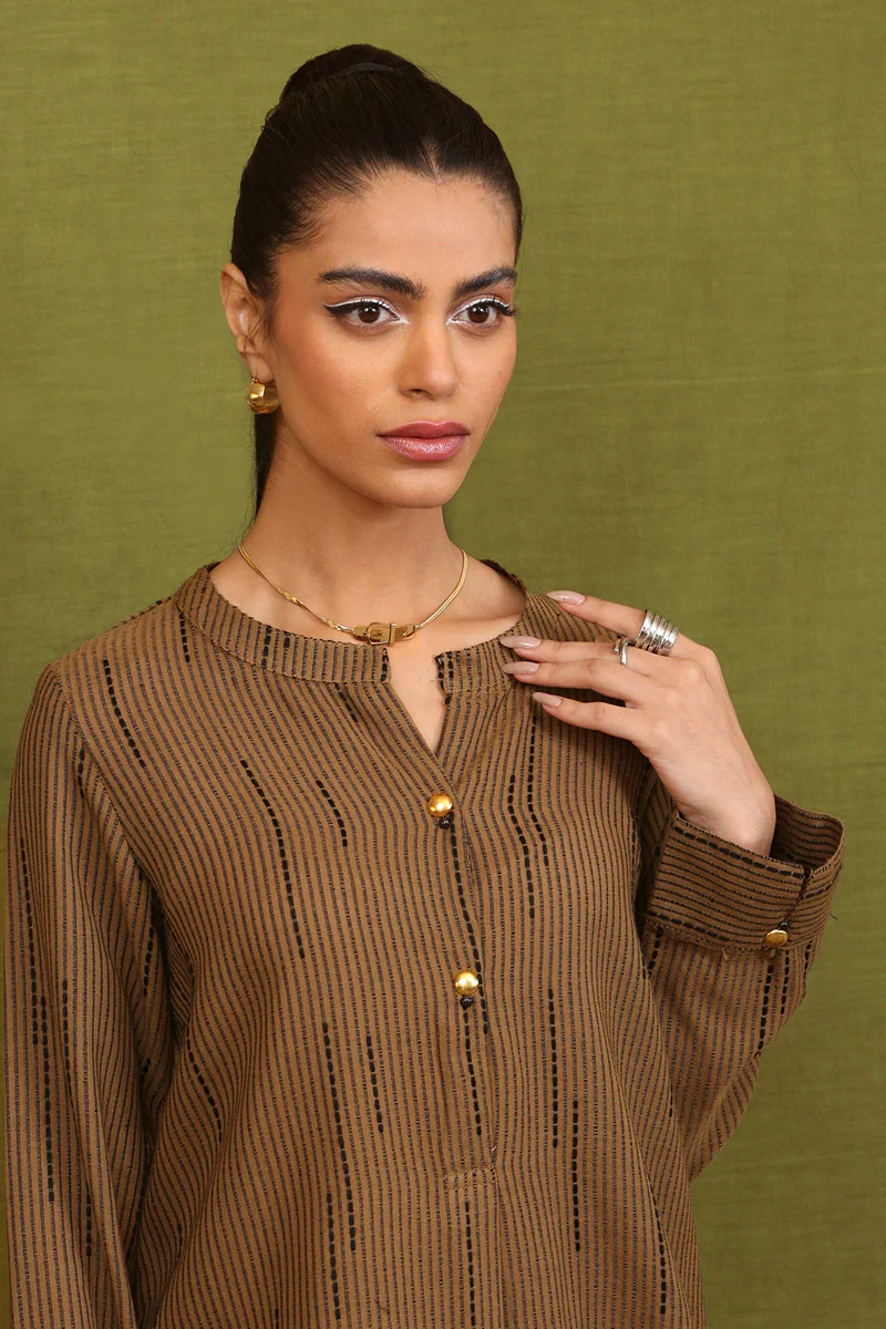 Trellis Printed Shirt - Image 2