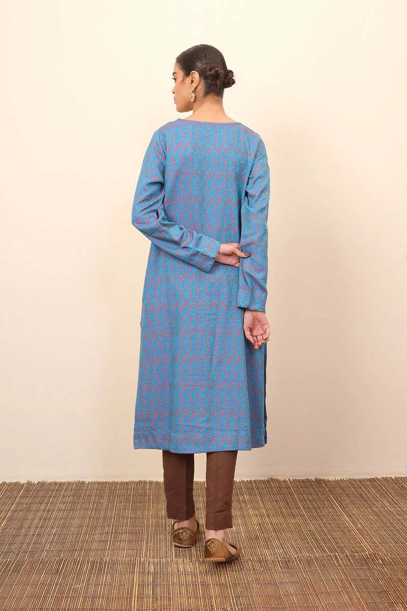 Woven Lattice Kameez - Image 5