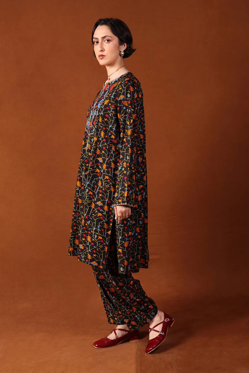 Embroidered Qaleen 2 Piece - Image 3