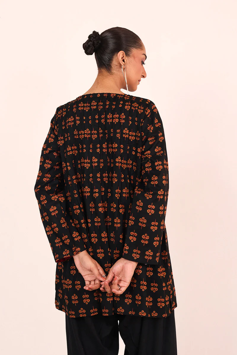 Pleated Ikat Top - Image 5