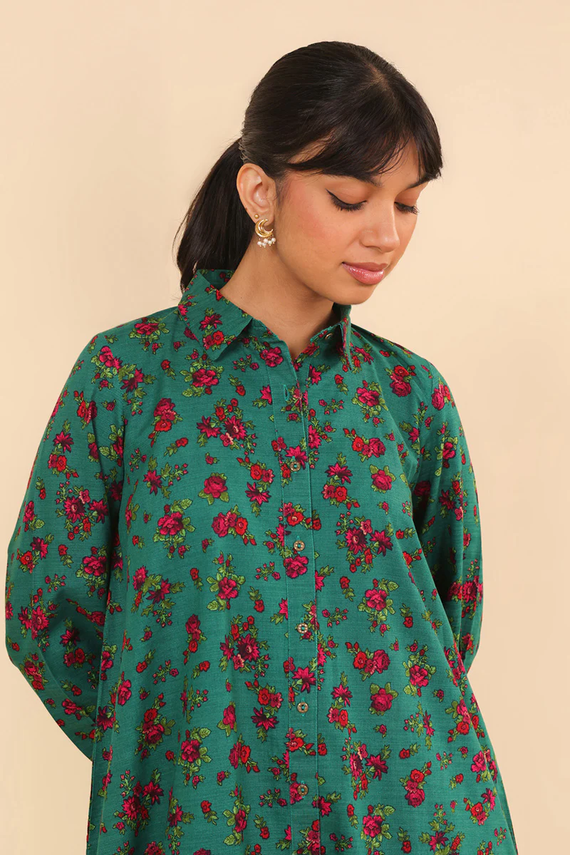 Floral Fancy Collared Shirt - Image 3