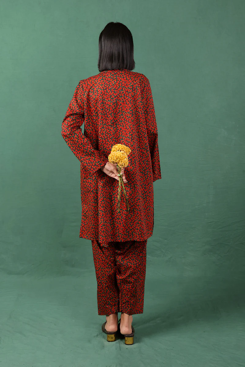 Pleated Valley Of Flowers 2 Piece - Image 5
