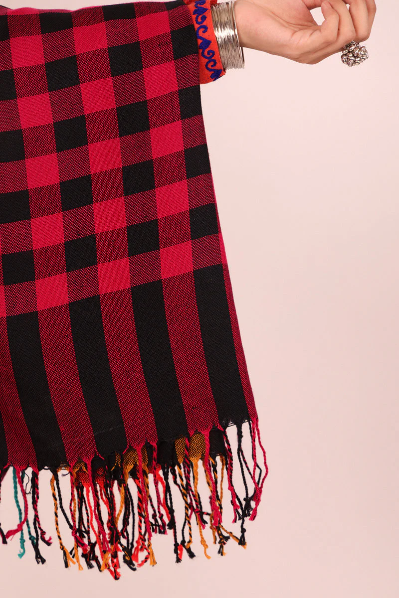 Vibrant Yarn Dyed Shawl - Image 53