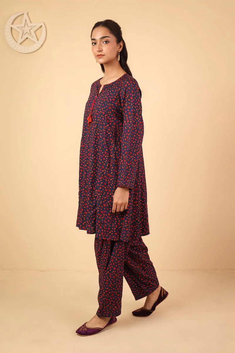 Printed Khizan Two-Piece - Image 4