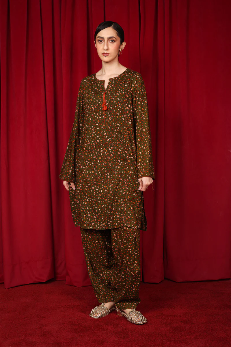Printed Khizan Two-Piece - Image 6