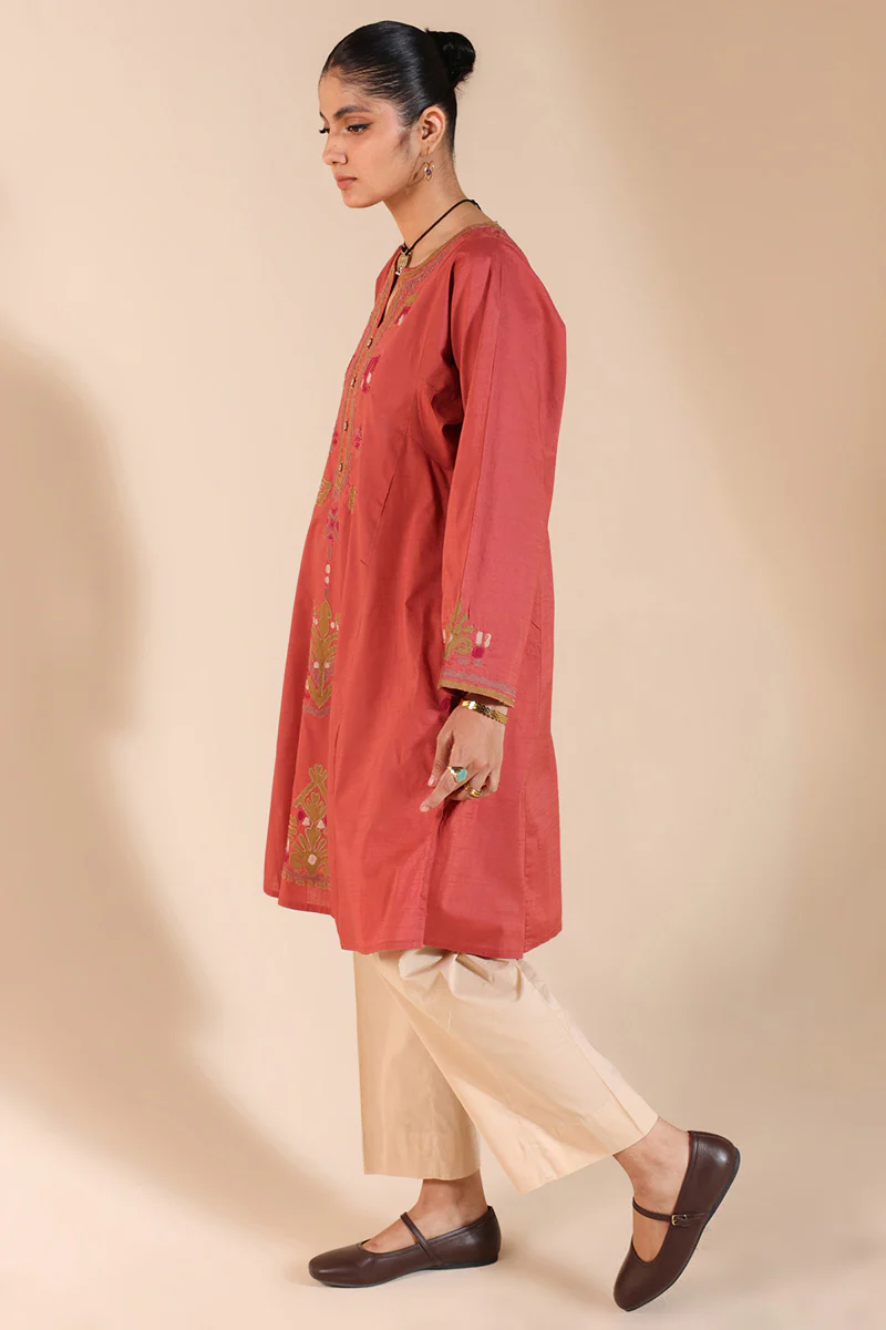 African Collage Appliqued Kurta - Image 10