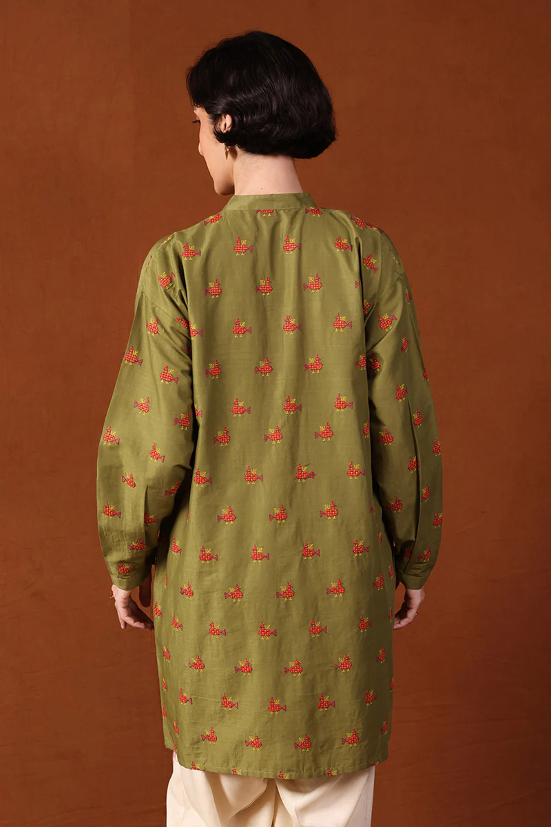 Buttoned Central Asian Tunic - Image 3