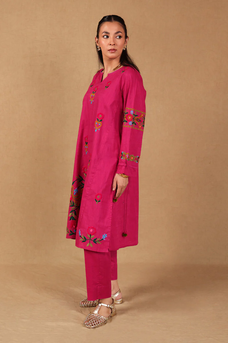 Embroidered Ghazni Folk 2 Piece - Image 4