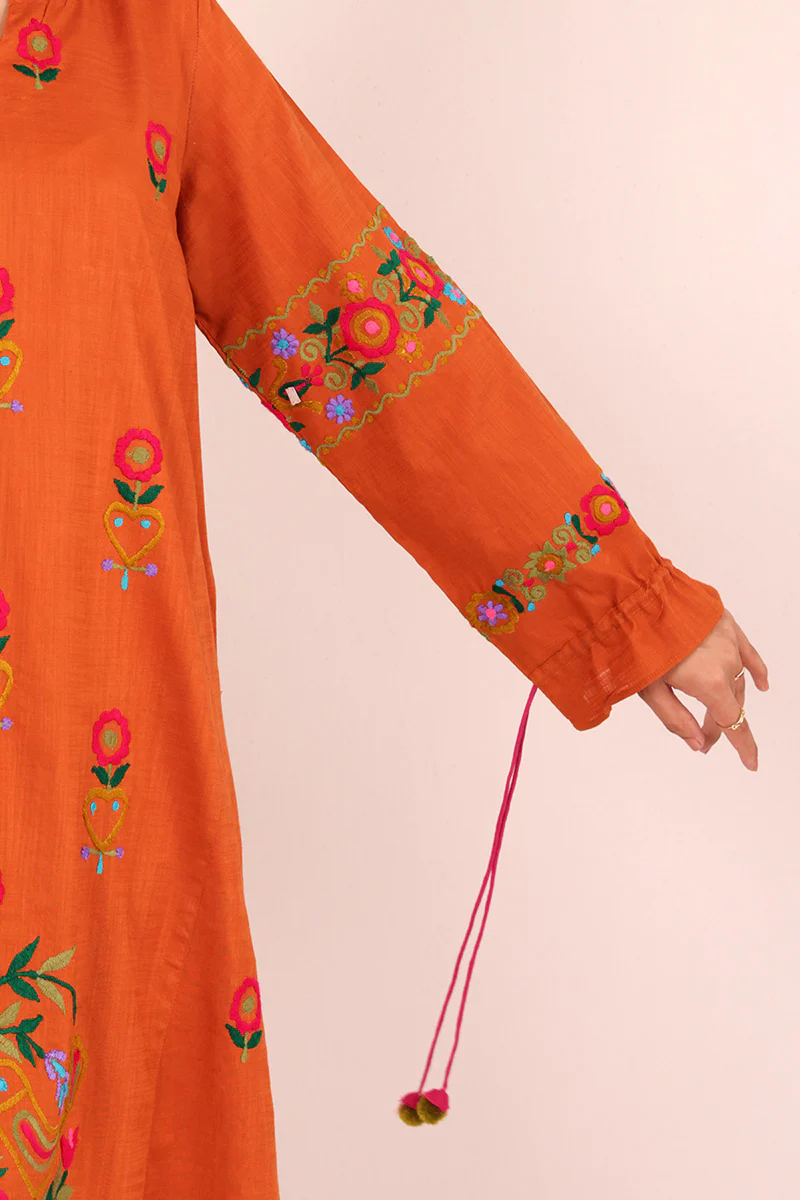 Embroidered Ghazni Folk 2 Piece - Image 9
