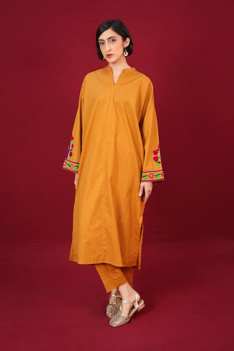 Ghazni Folk Kurta 2 Piece - Image 5