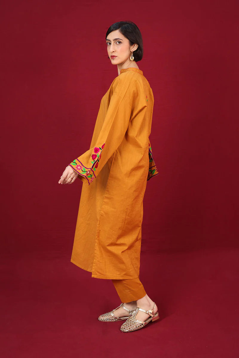 Ghazni Folk Kurta 2 Piece - Image 7