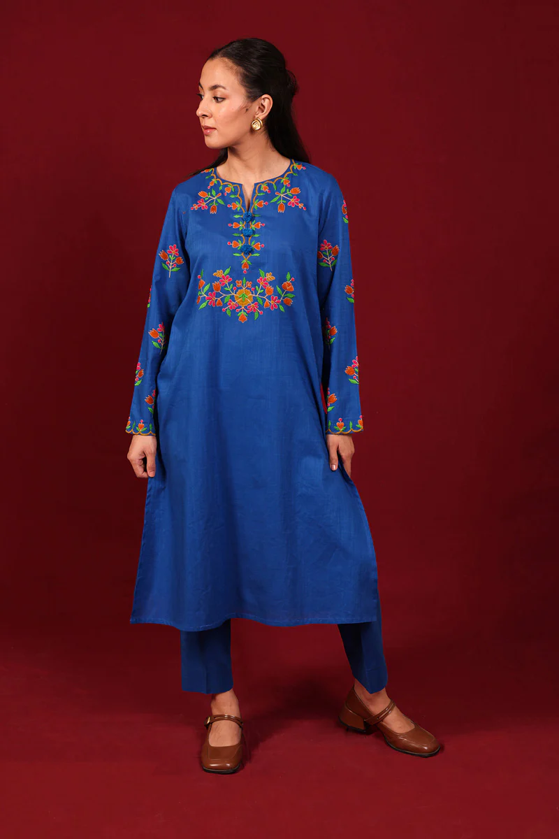 Embroidered Ghazni Folk 2 Piece - Image 3