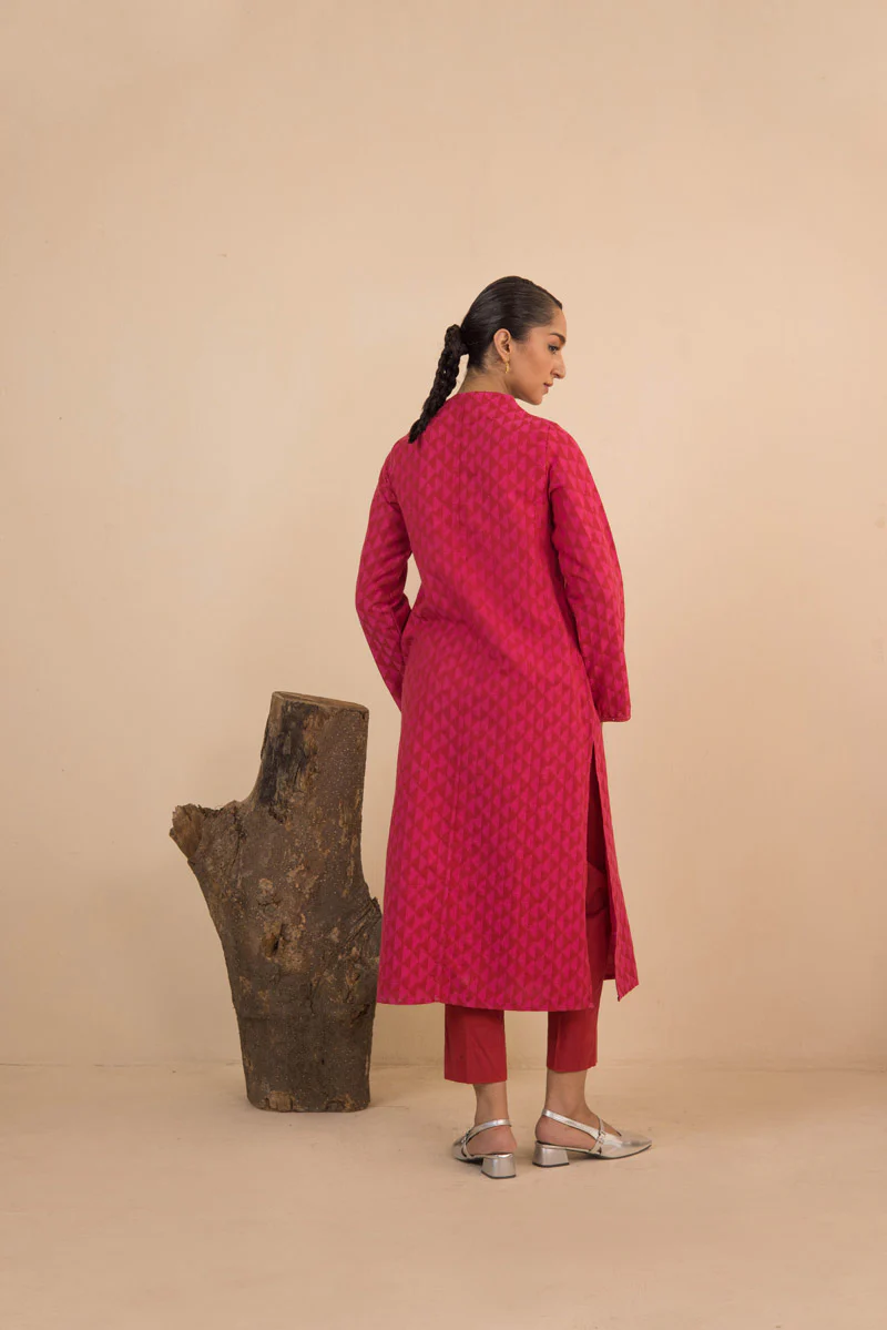 Contemporary Floral Ikat 2 Piece - Image 8