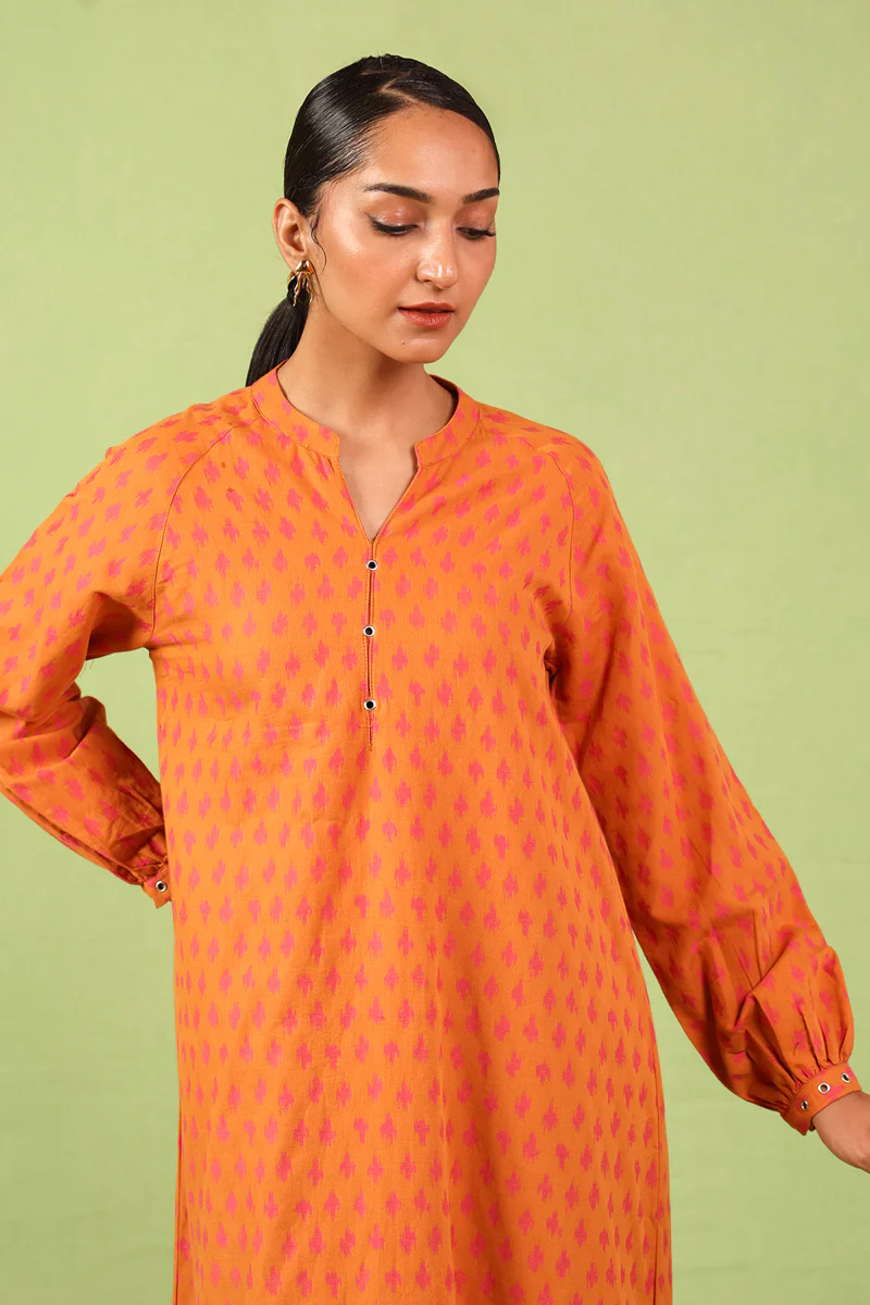 Floral Ikat Shirt - Image 7