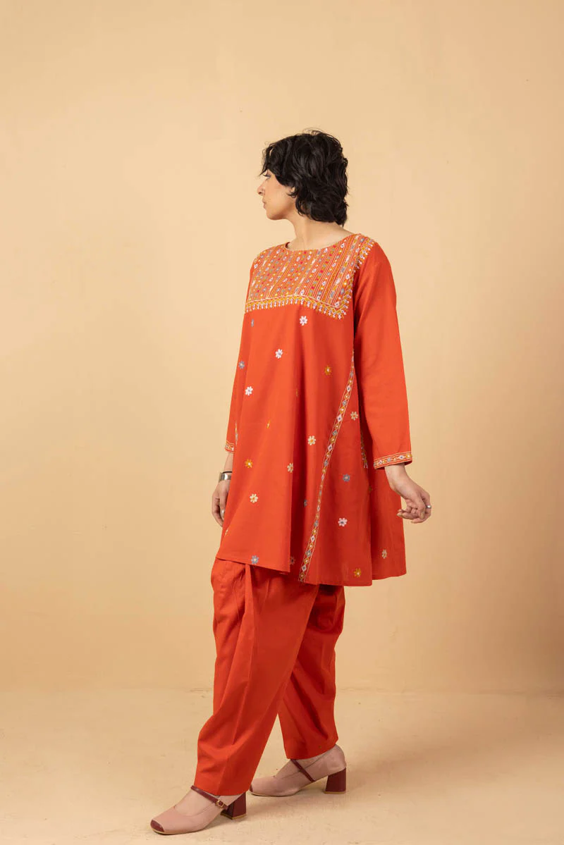 Folk Art Embroidered Suit - Image 7