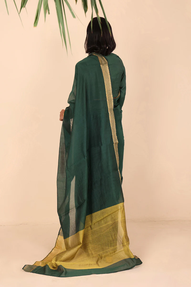 Demure Anarkali Saree - Image 6