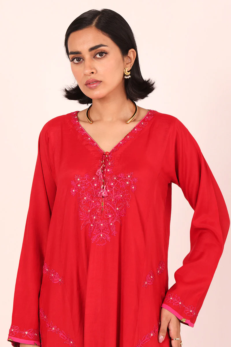 Panelled Firni 2 Piece - Image 2