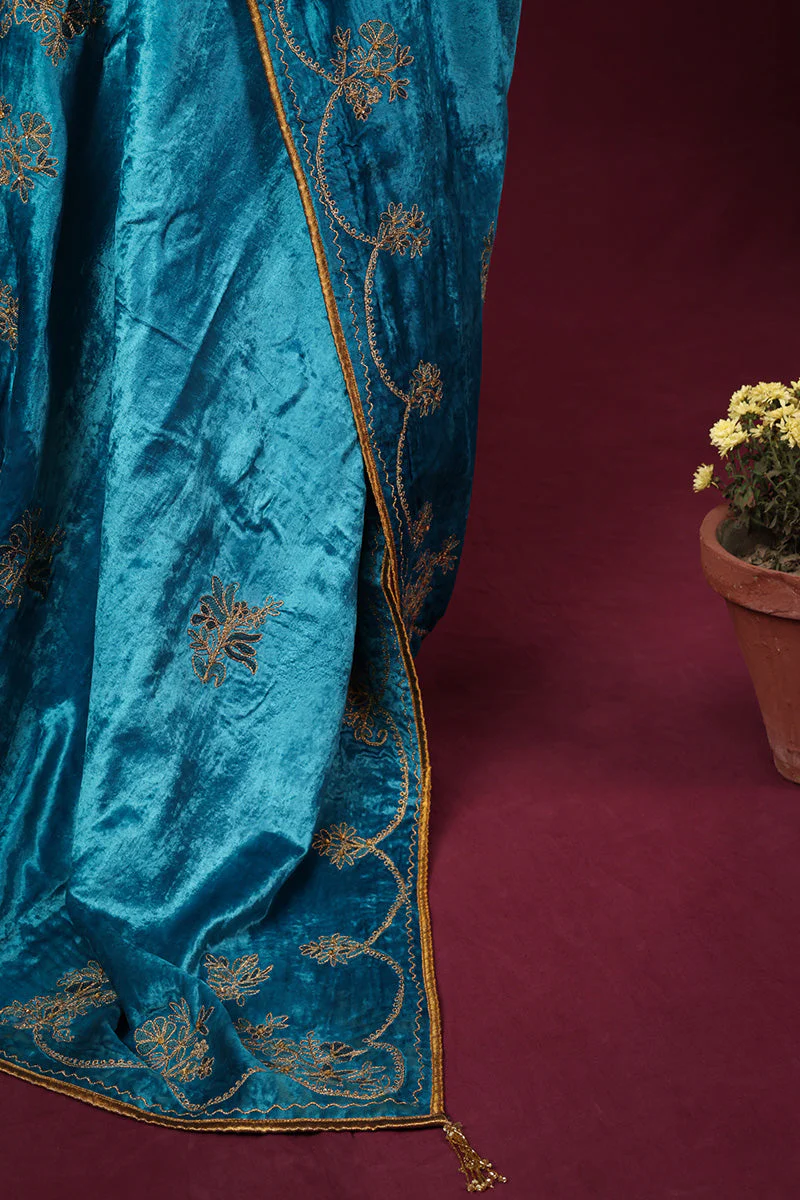 Firoza Valvet Shawl - Image 15