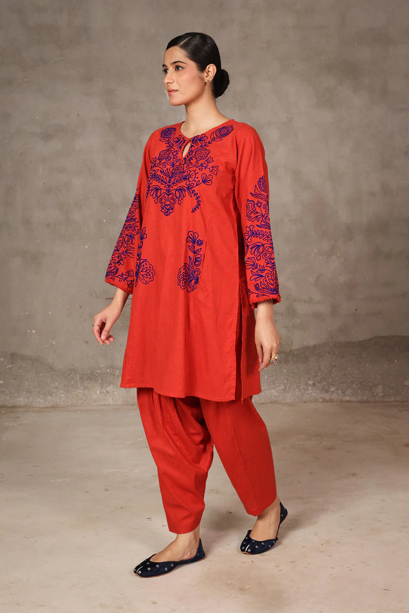 Embroidered Road To Budapest 2 Piece Set - Image 7