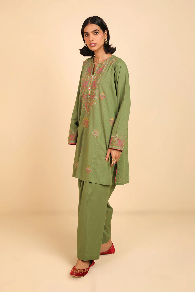 Embroidered Taraz 2 Piece - Image 4
