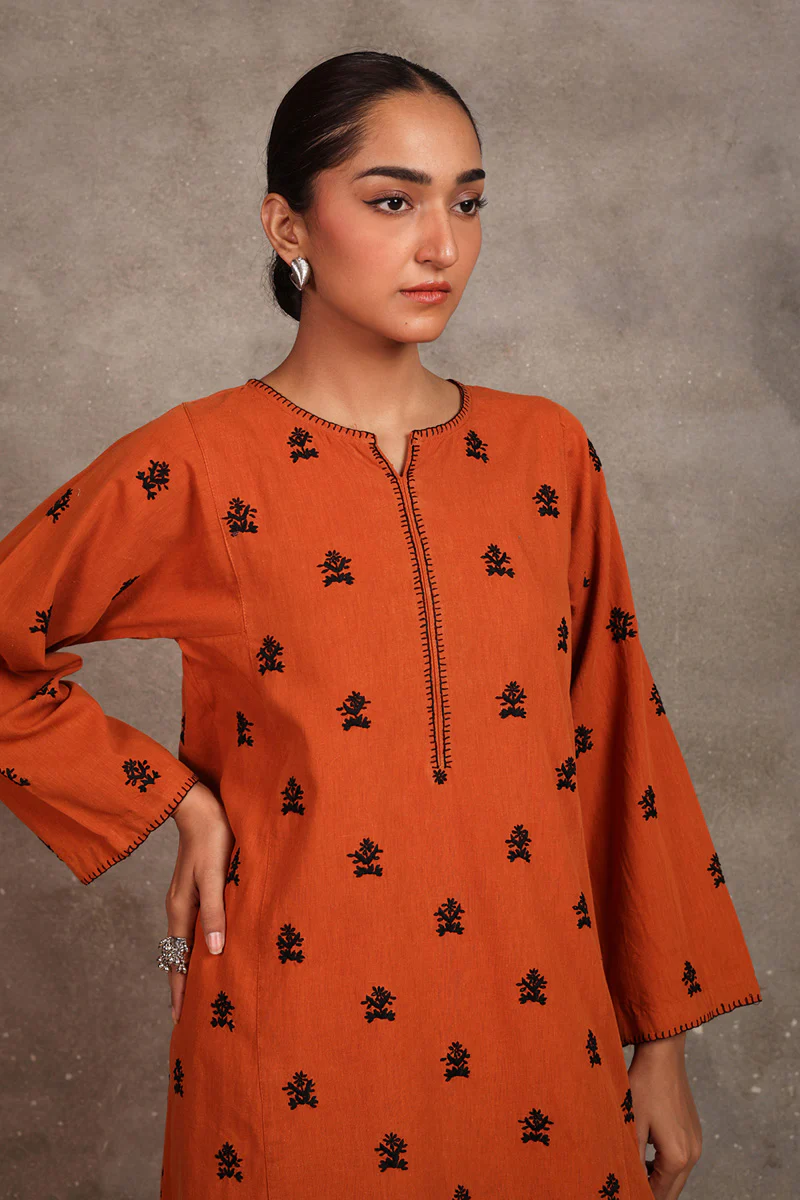 Embroidered N K R Kurta - Image 6