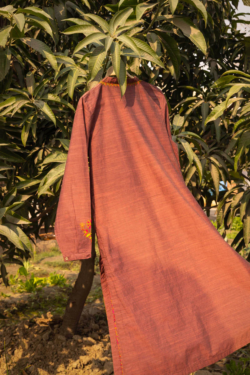 Hand-Embroidered Jamil Shirt - Image 4