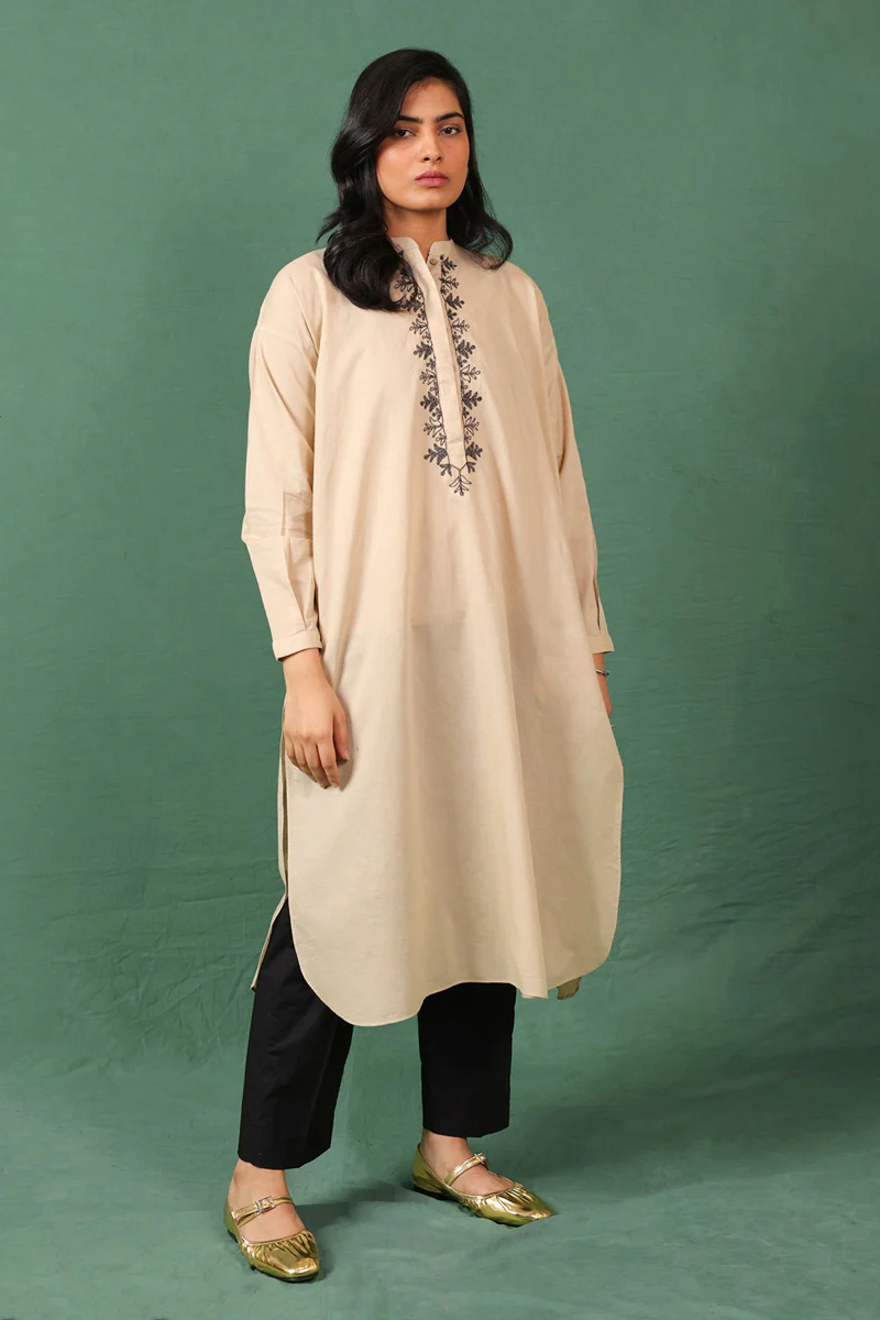 Dropped Shoulder Opus Kurta - Image 5