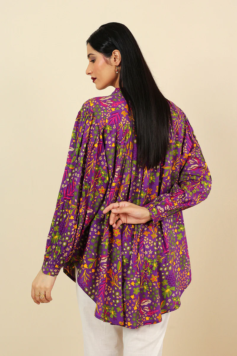 Tribal Treat Buttoned Top - Image 10