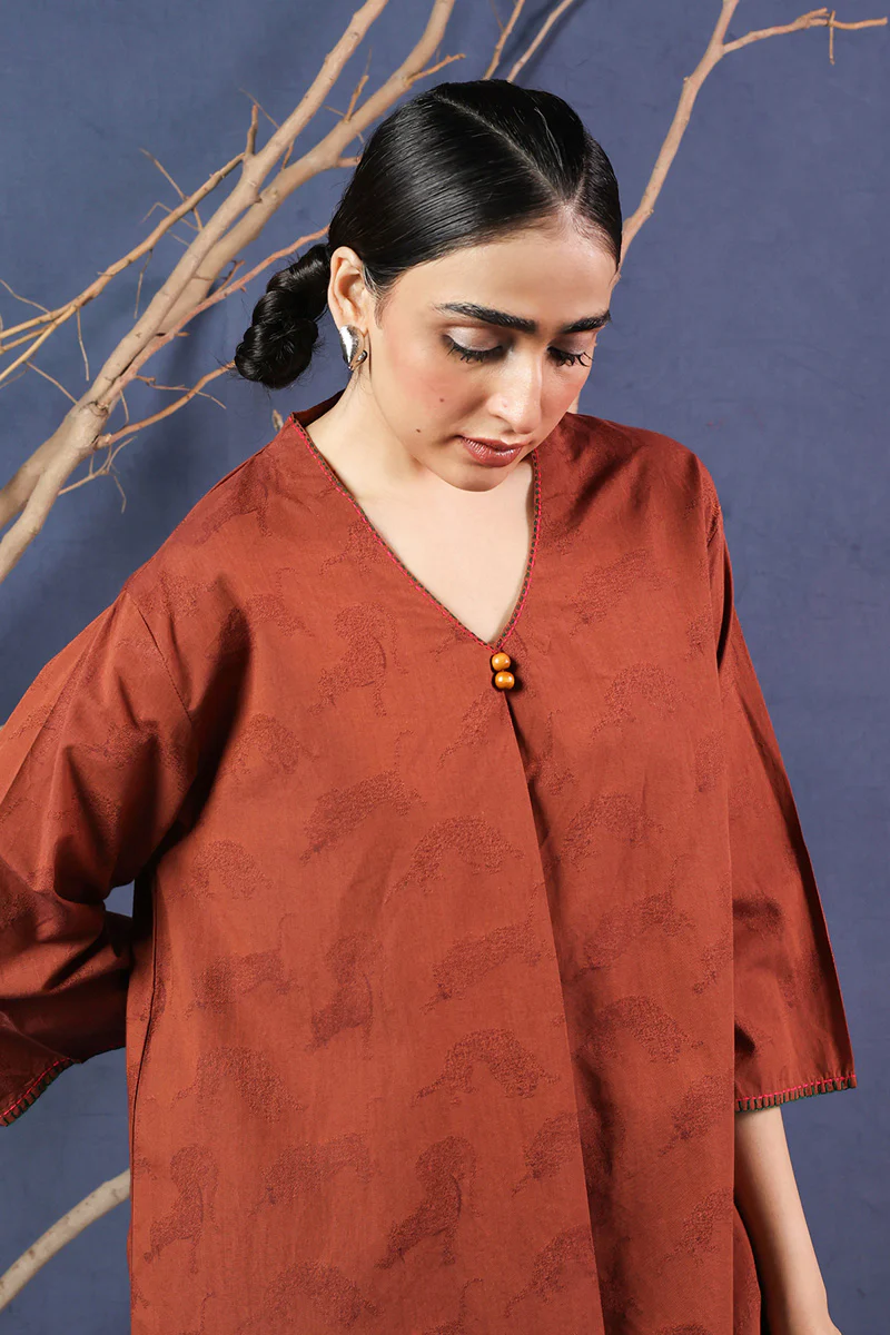 Contemporary Flo Roar Kurta - Image 4